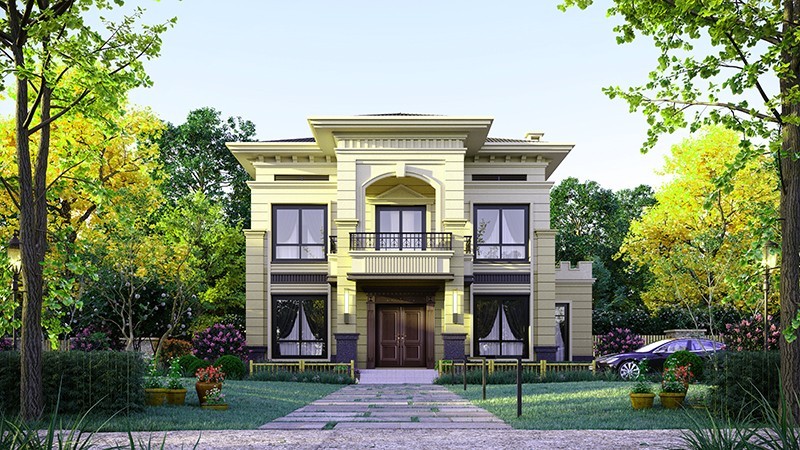 五家渠中式合院住宅，开放庭院与邻里乡亲更亲近